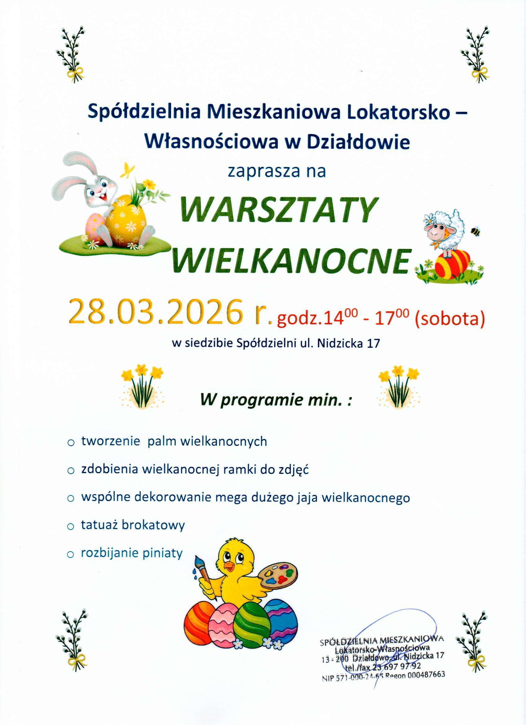 Warsztaty Wielkanocne